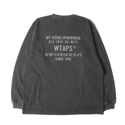 WTAPS (ダブルタップス) 24AW 製品染め ヘビー ロングスリーブ Tシャツ 