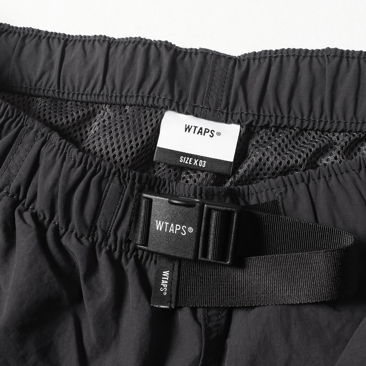 WTAPS (ダブルタップス) 23AW ベルト付き ナイロン トラックパンツ
