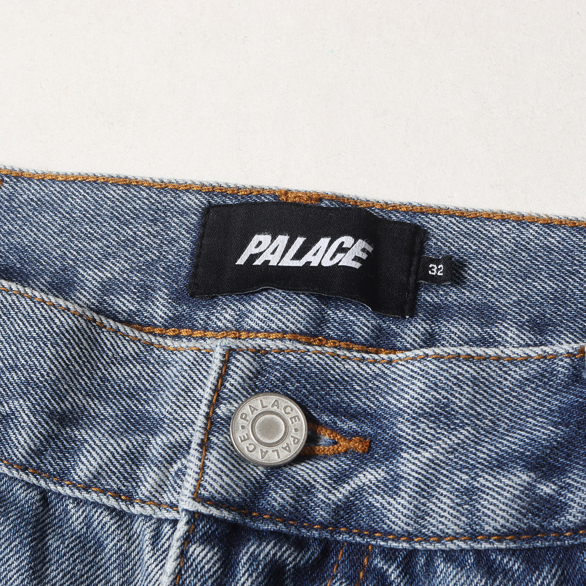 PALACE (パレス) 24AW ロゴプリント ストーンウォッシュ加工 バギー 