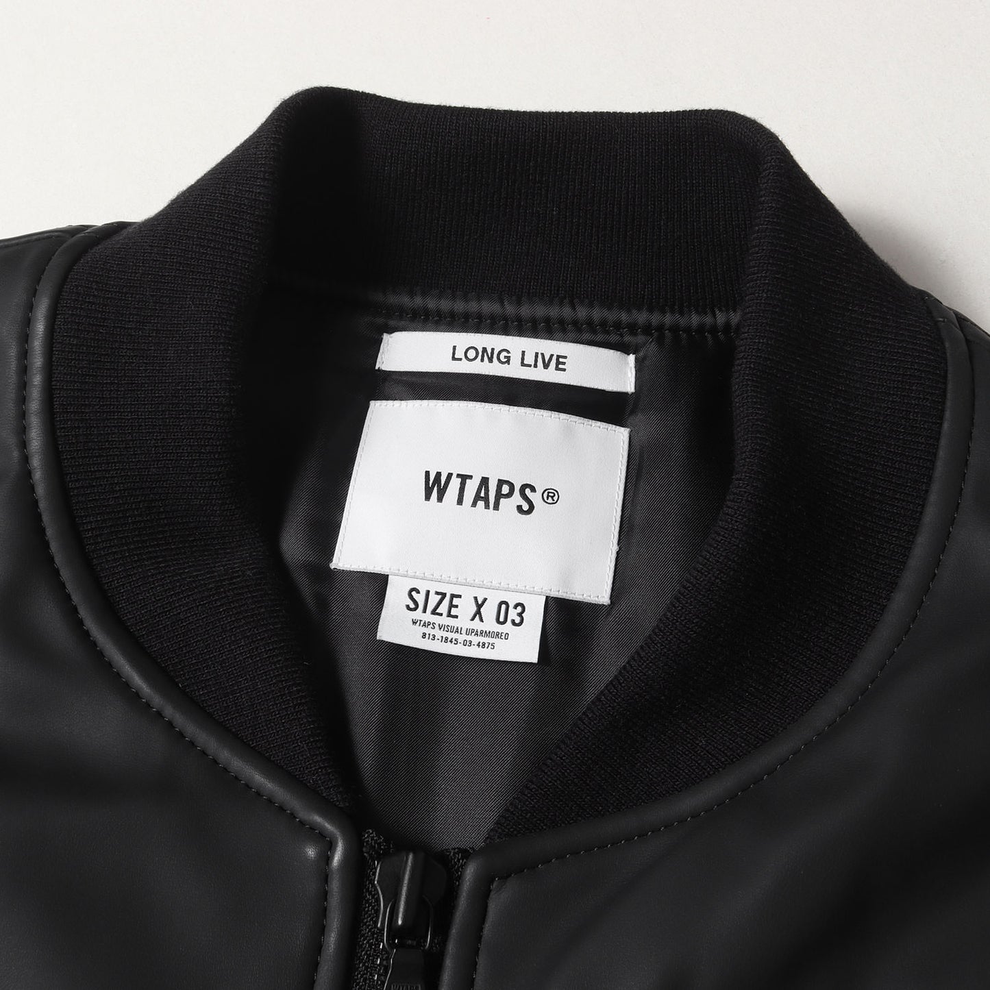 WTAPS (ダブルタップス) 21AW シンセティックレザー MA-1 フライト  