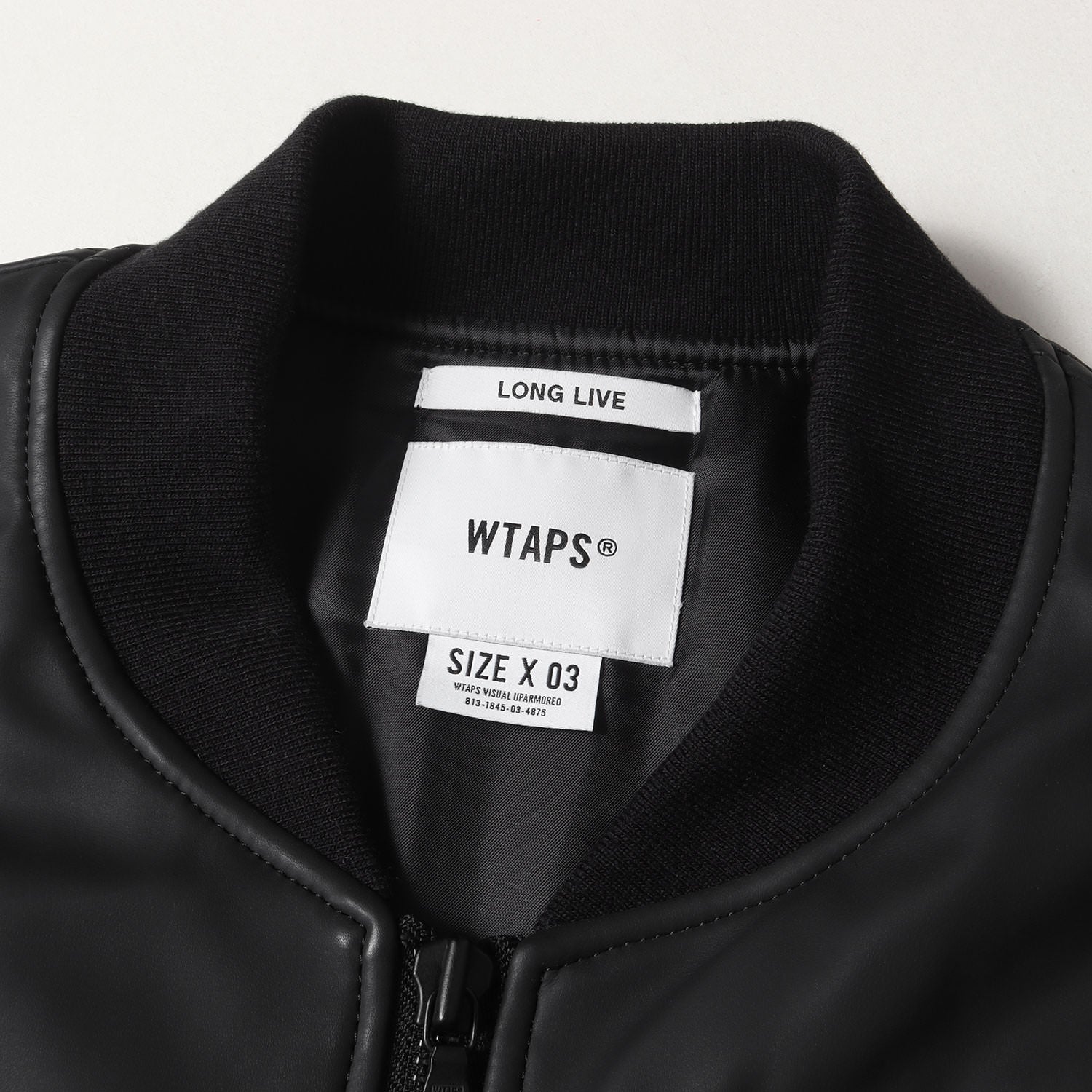 WTAPS (ダブルタップス) 21AW シンセティックレザー MA-1 フライト 