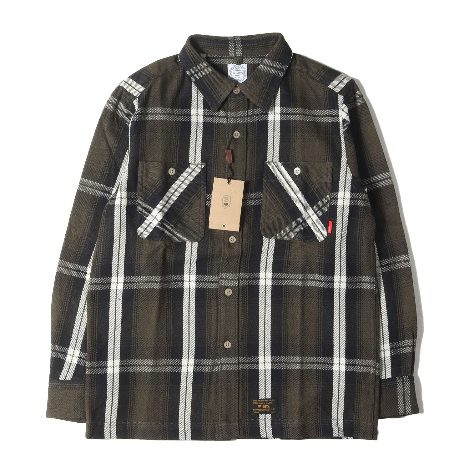 wtapsヘビー チェック フランネルシャツ