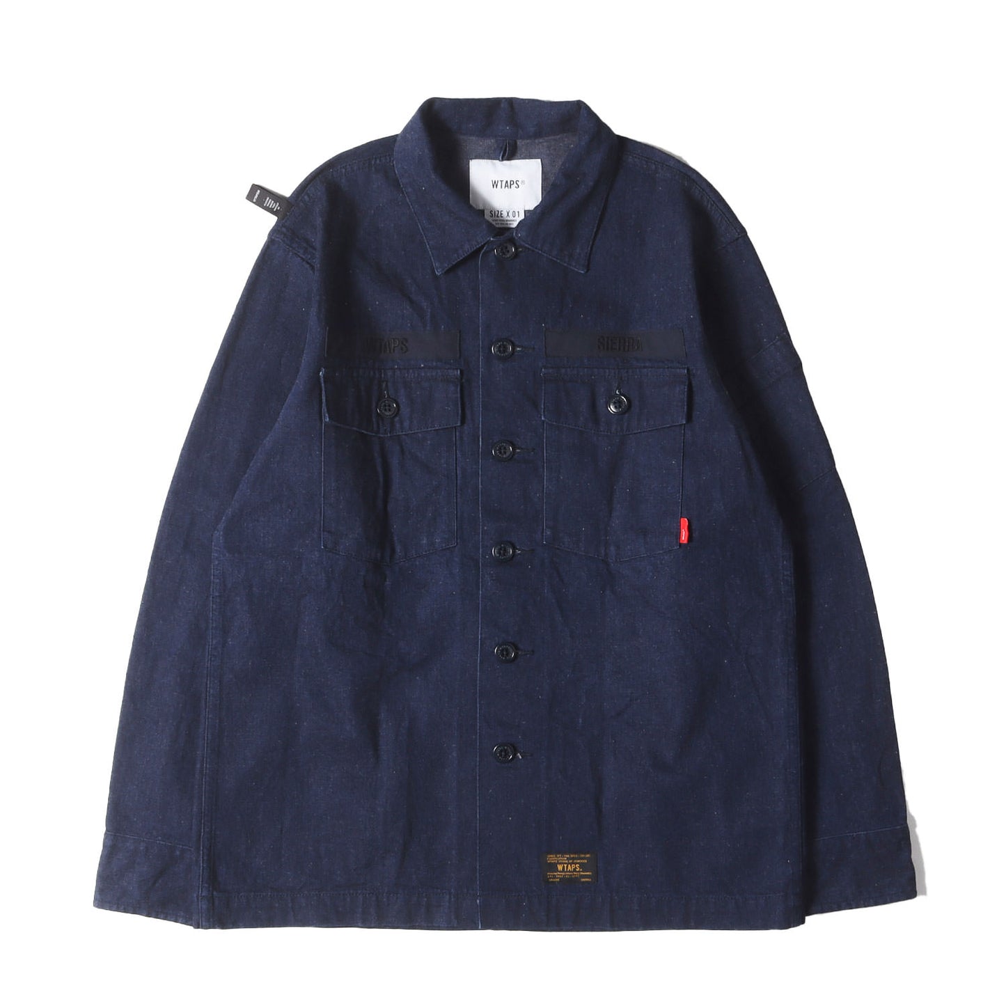 WTAPS (ダブルタップス) デニム ミリタリーシャツ(BUDS LS 03 