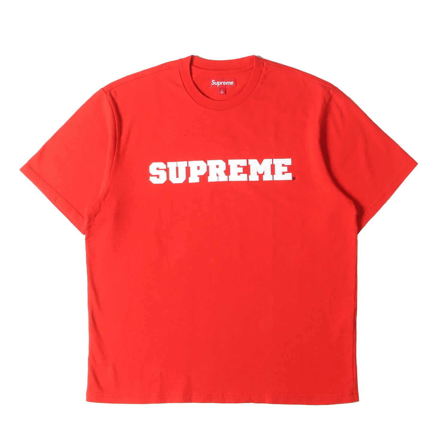 23AW カレッジ アップリケロゴ ヘビー Tシャツ(Collegiate S/S Top)