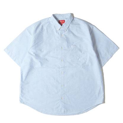 23SS ルーズフィット オックスフォード ボタンダウン 半袖シャツ (Loose Fit S/S Oxford Shirt)