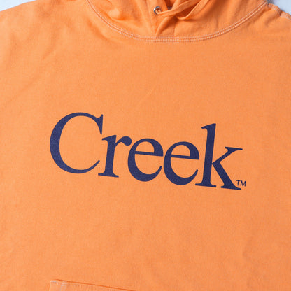 ×MIN-NANO ブランドロゴ スウェットパーカー