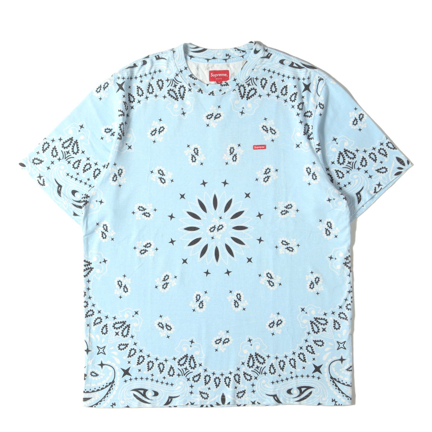 21SS バンダナ柄 スモールBOXロゴ Tシャツ(Small Box Tee)