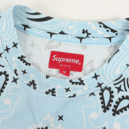 21SS バンダナ柄 スモールBOXロゴ Tシャツ(Small Box Tee)