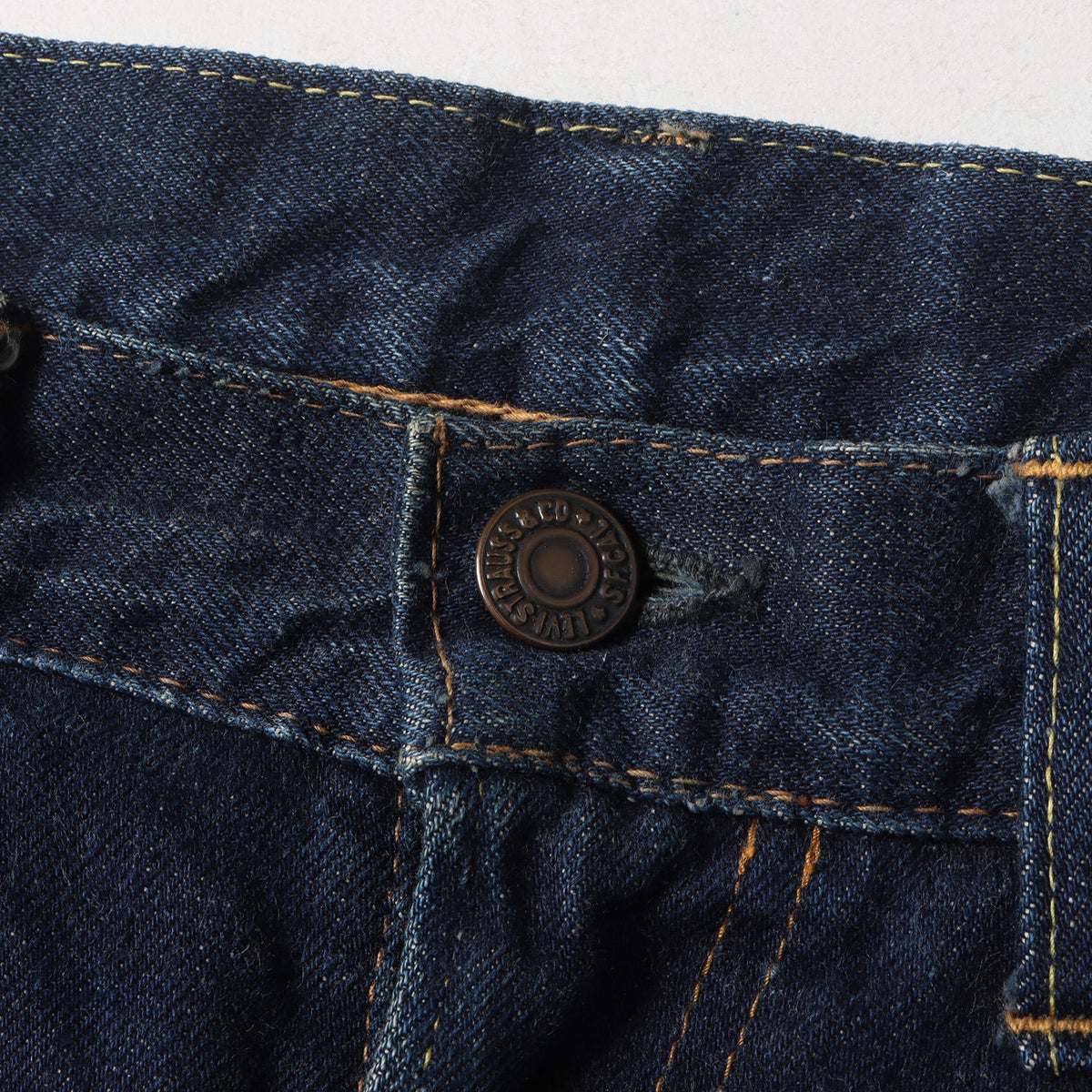 60s 505 Big E 初期モデル 両耳付き デニムパンツ(濃紺)