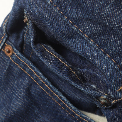 60s 505 Big E 初期モデル 両耳付き デニムパンツ(濃紺)