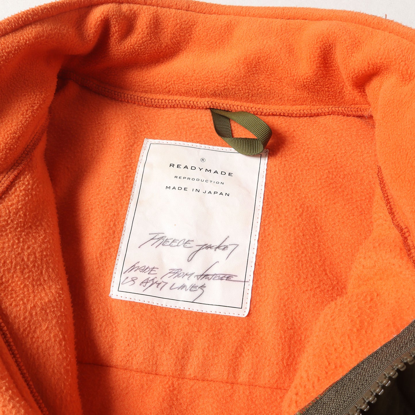 20AW キルティング カスタム フリース ジャケット(FLEECE JACKET)