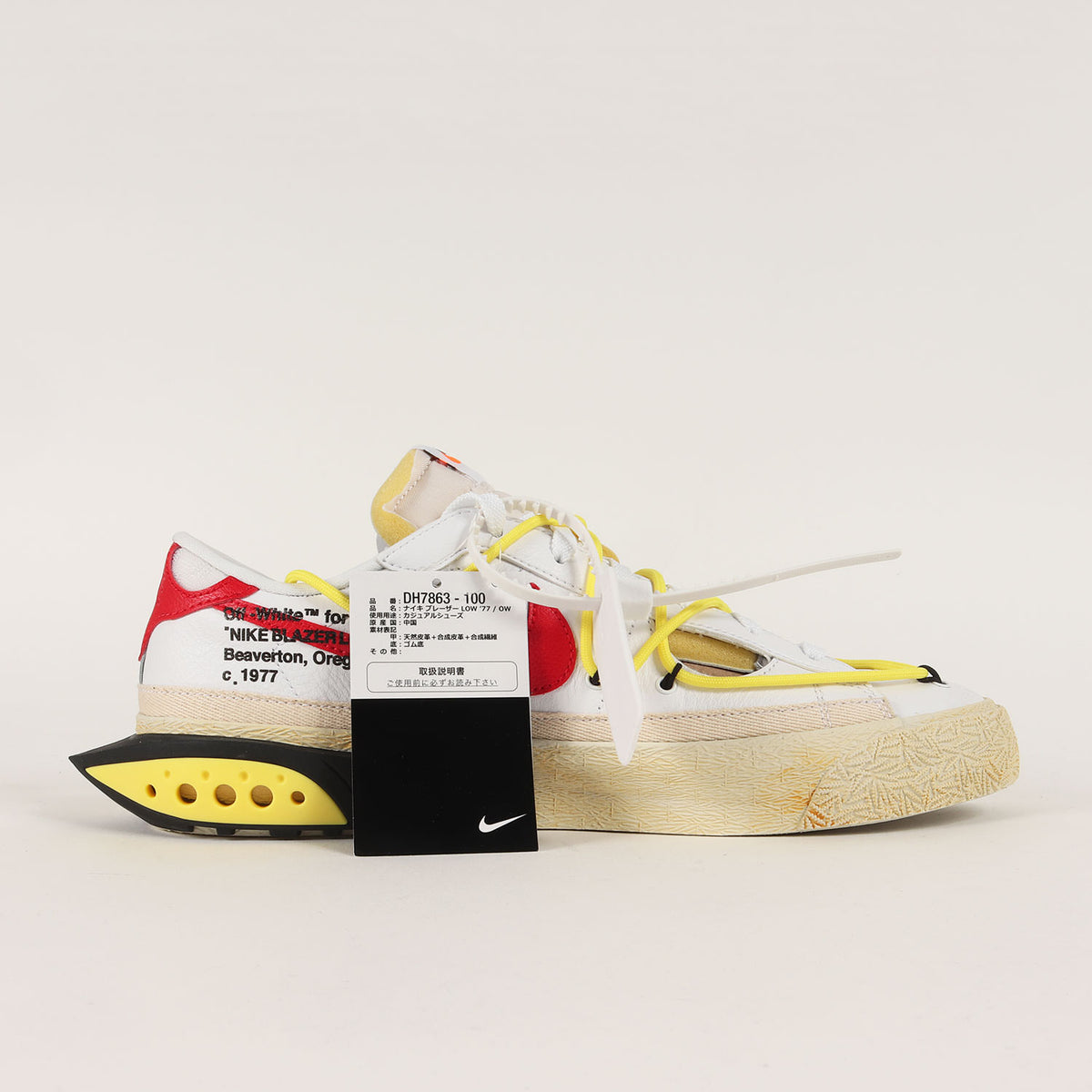 OFF-WHITE (オフホワイト) 22SS ×NIKE BLAZER LOW 77 / OW (DH7863-100 
