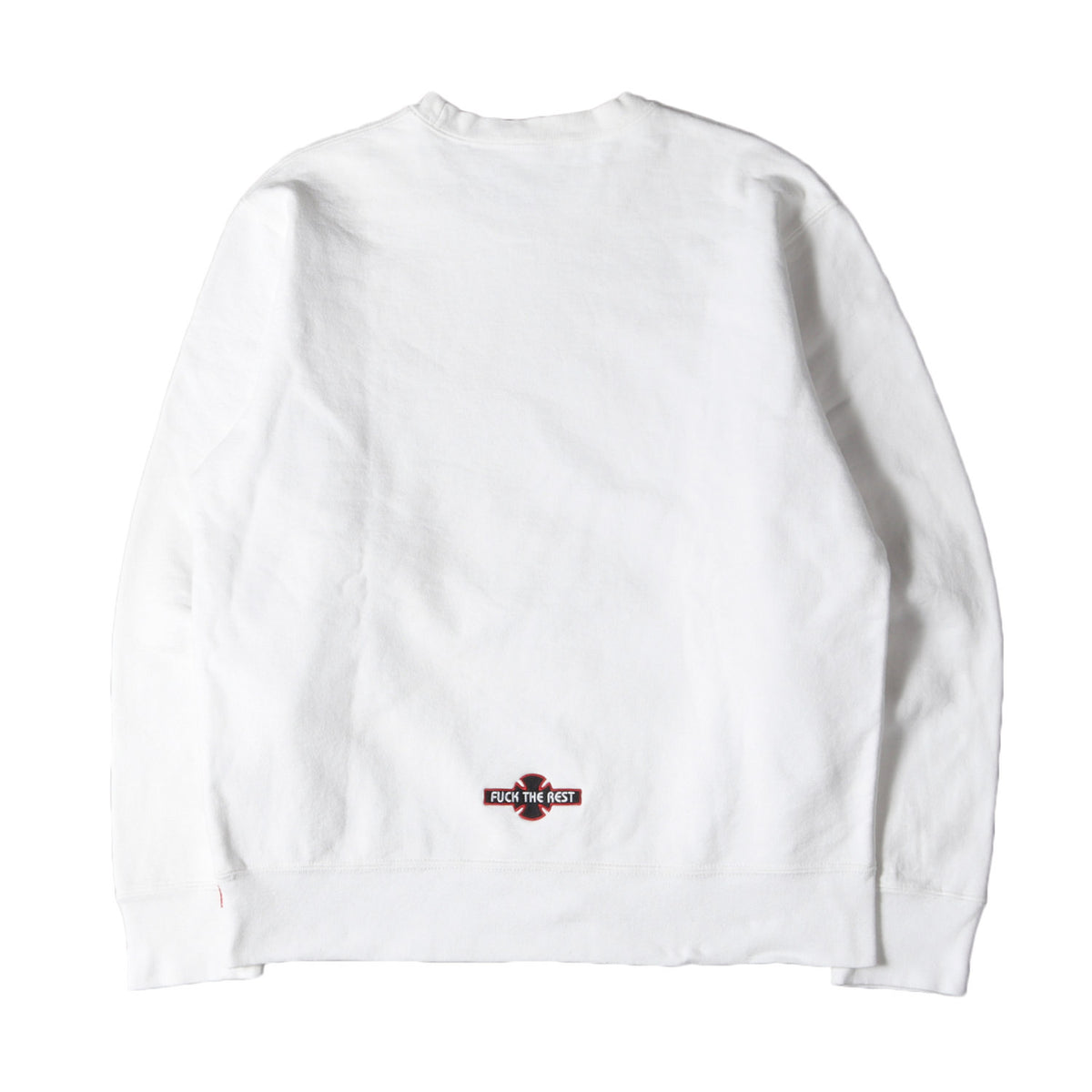 ×Independent アイコンマーク刺繍 ブランドロゴ スウェット(Fuck The Rest Crewneck)