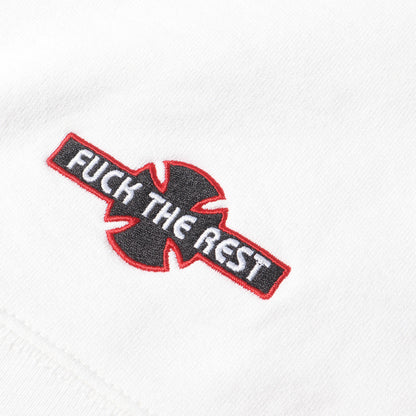 ×Independent アイコンマーク刺繍 ブランドロゴ スウェット(Fuck The Rest Crewneck)