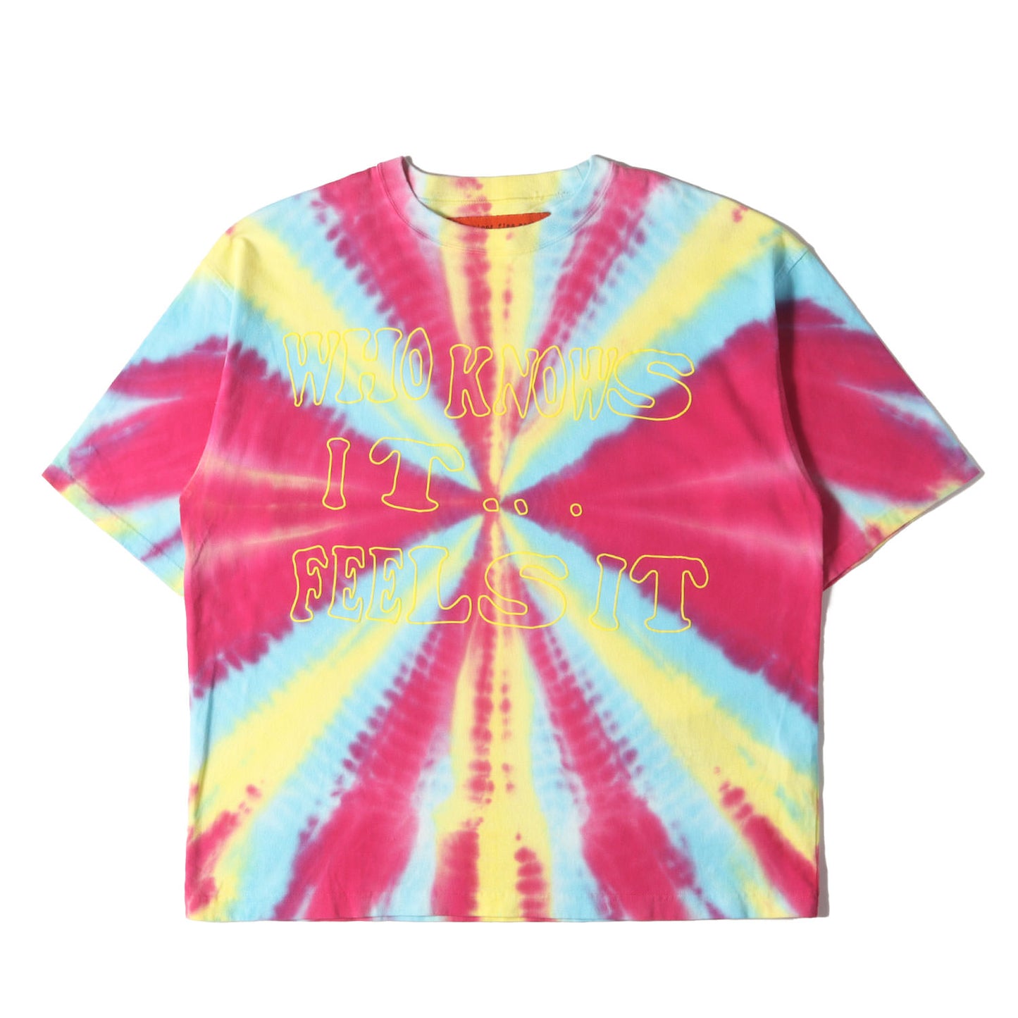 22AW JAPAN MADE タイダイ染め グラフィック Tシャツ(WHO KNOWS IT CROP T-SHIRT)