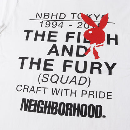 ×PLAYBOY グラフィックプリント Tシャツ
