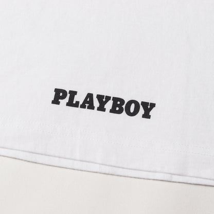 ×PLAYBOY グラフィックプリント Tシャツ