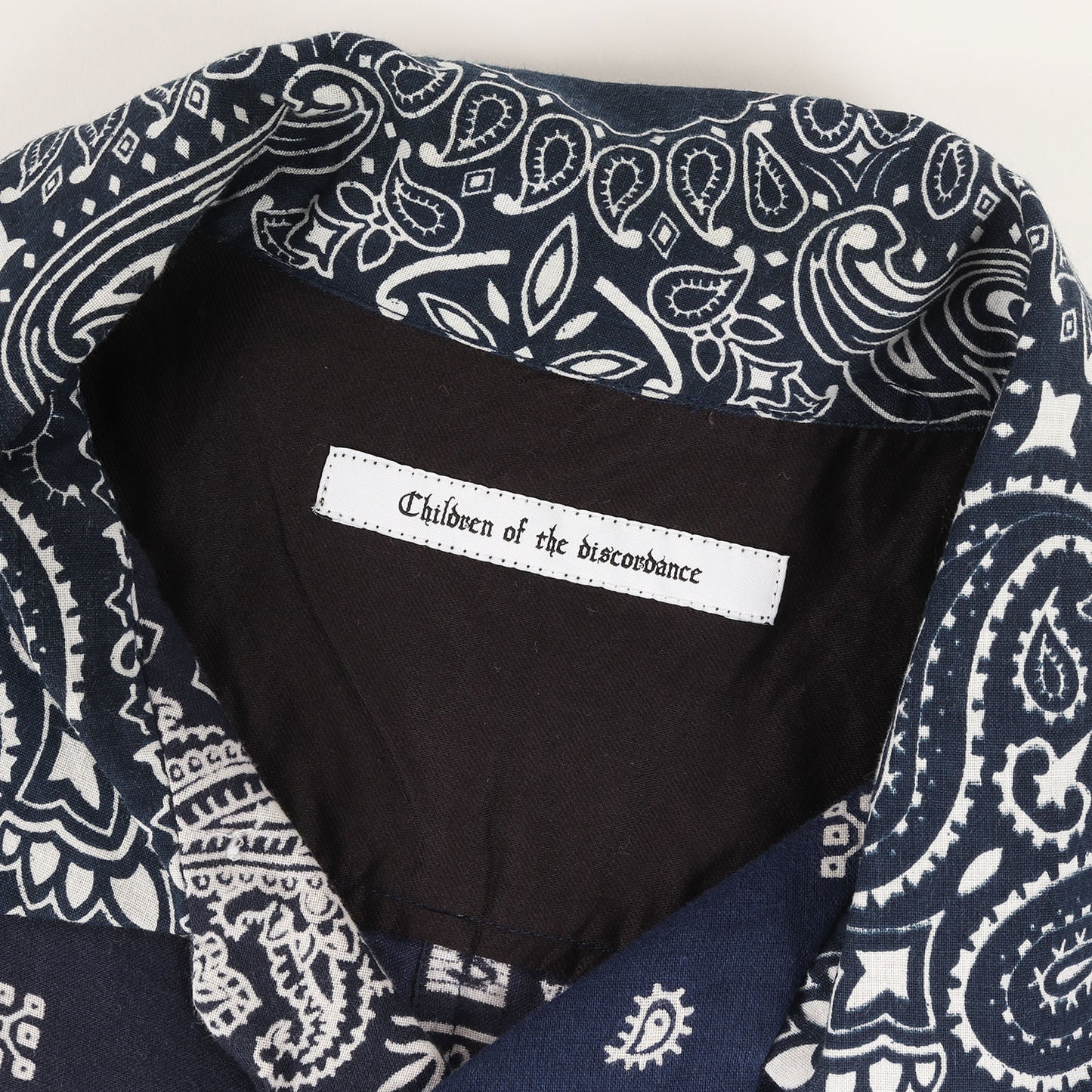 ヴィンテージリメイク バンダナ オープンカラー パッチワーク 半袖シャツ(VINTAGE BANDANA PATCHWORK SHIRT S/S MIX)