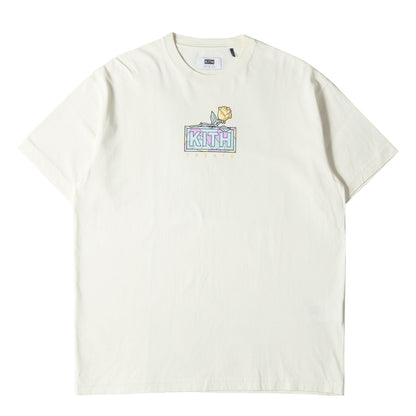 KITH TREATS モザイク ローズ BOXロゴ Tシャツ(Mosaic Rose Tee)
