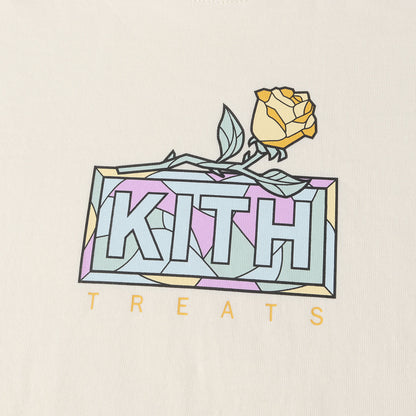 KITH TREATS モザイク ローズ BOXロゴ Tシャツ(Mosaic Rose Tee)