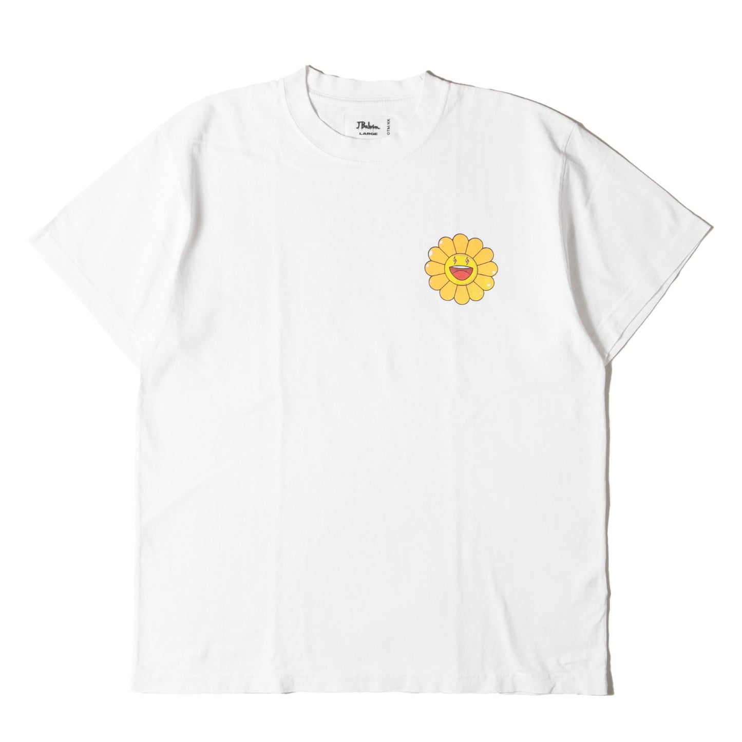 20AW ×村上隆 Kaikai Kiki フラワー オーバーサイズ Tシャツ(Blanco Flower Tee)