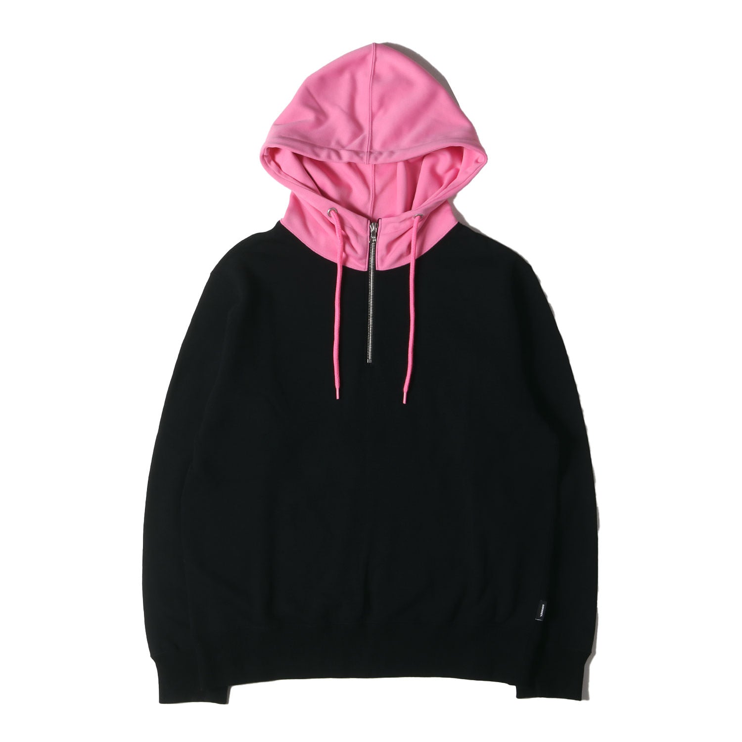 SOPHNET (ソフネット) 2トーンカラー ハーフジップ スウェット パーカー(HALF ZIP PULL OVER HOODY) -  ブランド古着の通販・買取 | BEEGLE by Boo-Bee