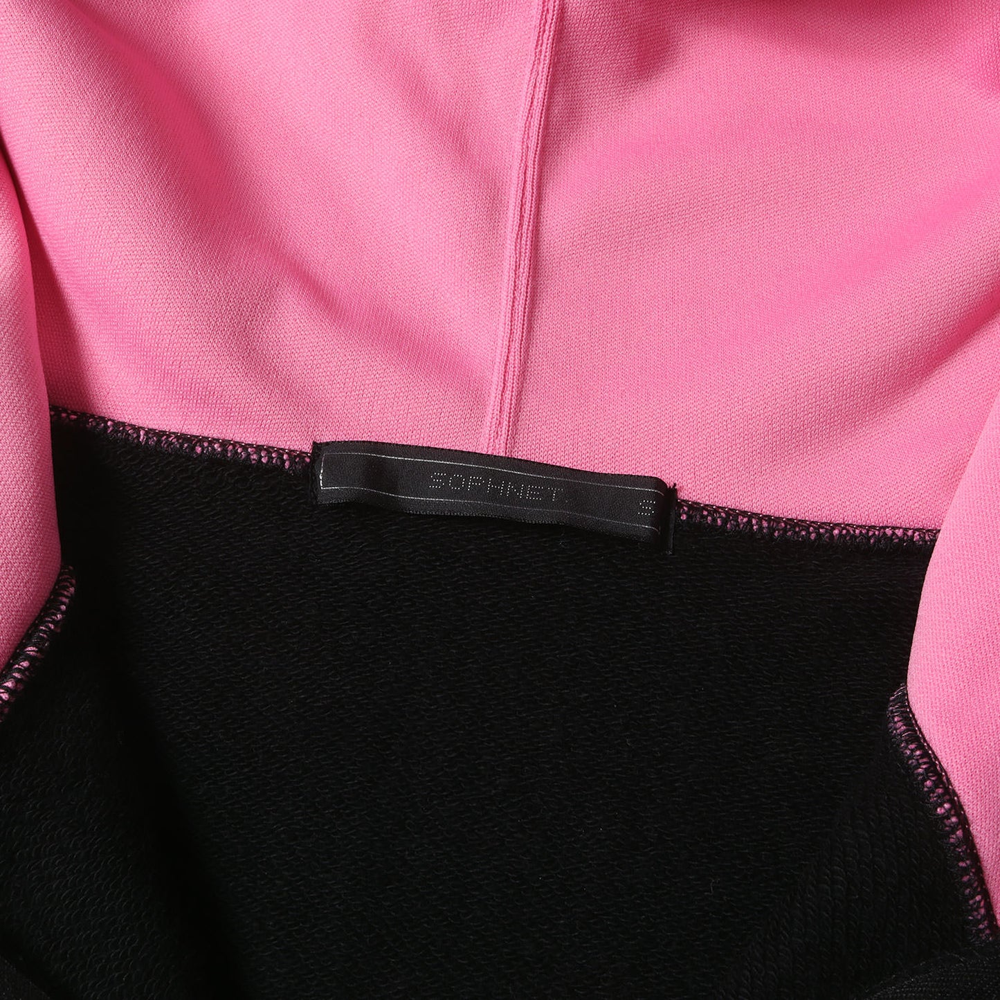 2トーンカラー ハーフジップ スウェット パーカー(HALF ZIP PULL OVER HOODY)