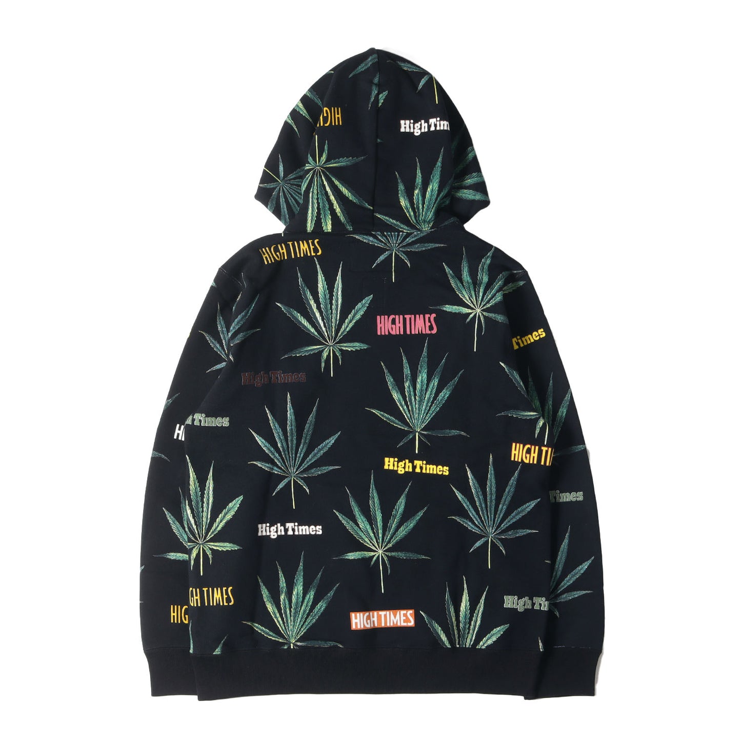 ×HIGHTIMES マリファナ柄 スウェット パーカー