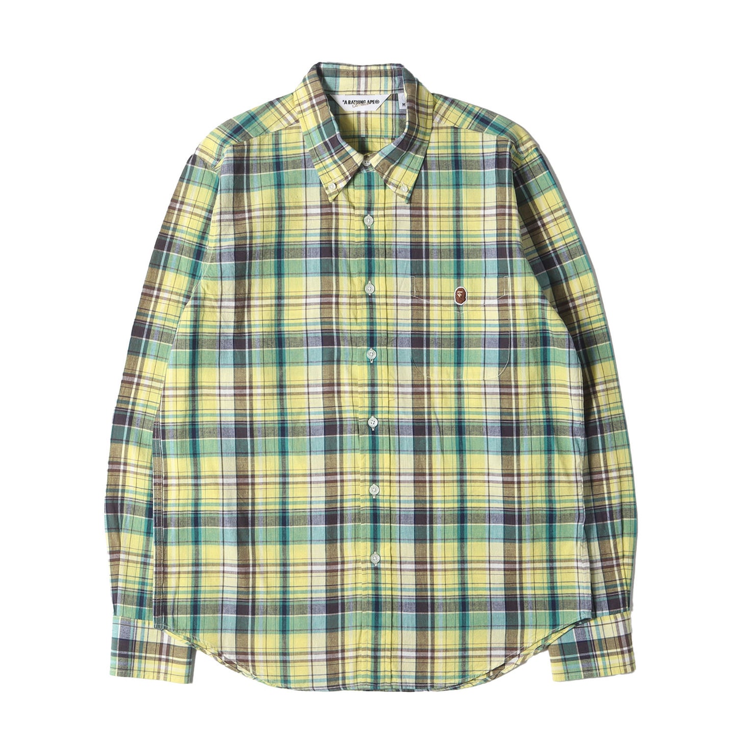 00s マドラスチェック ボタンダウンシャツ