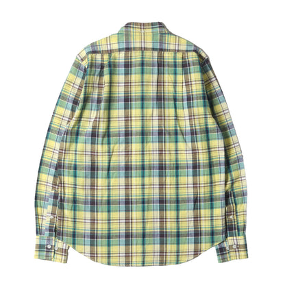 00s マドラスチェック ボタンダウンシャツ