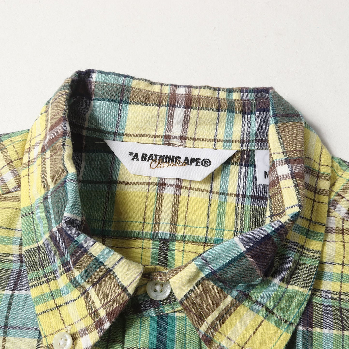 00s マドラスチェック ボタンダウンシャツ