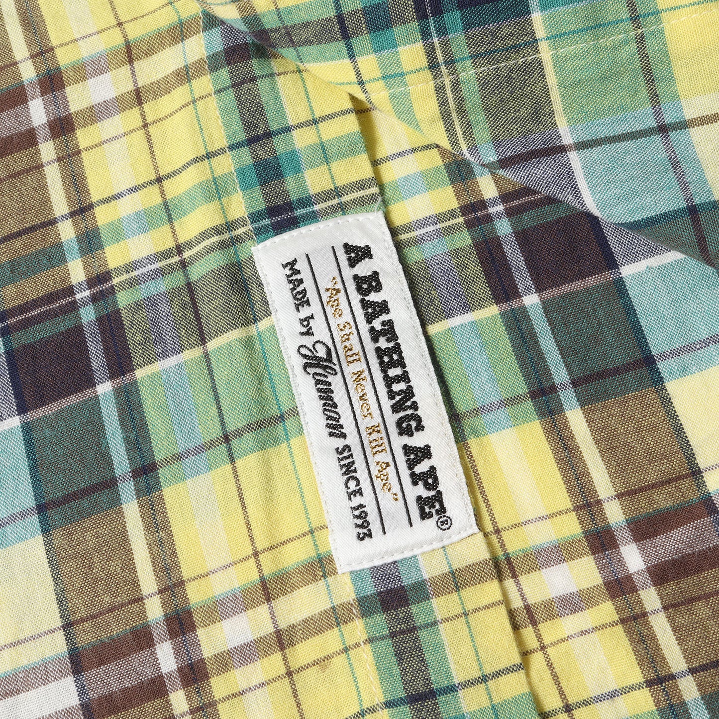 00s マドラスチェック ボタンダウンシャツ
