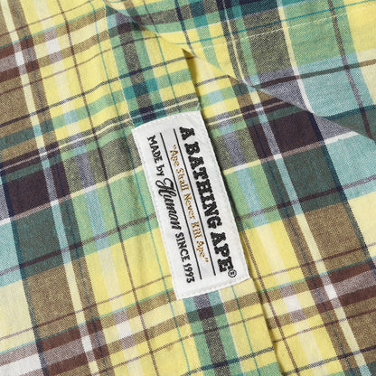 00s マドラスチェック ボタンダウンシャツ