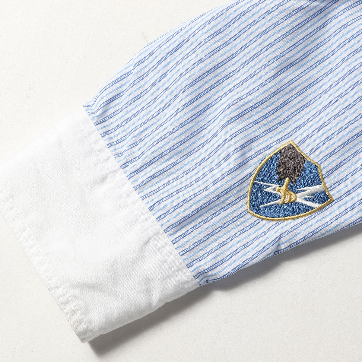 00s タイ付き マルクス プリント ストライプ クレリックシャツ(TIE. STRIPE / C-SHIRT. LS)