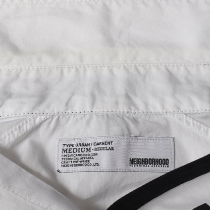 00s NBHDロゴ コットンブロード シャツ(OB / C-SHIRT. LS)