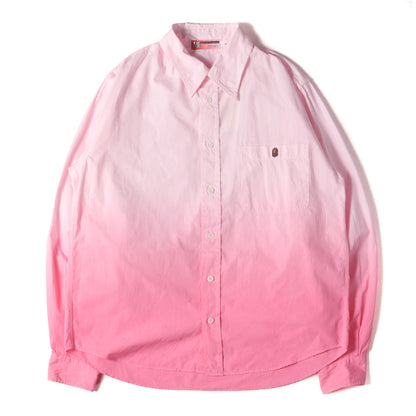 00s グラデーションカラー コットンブロード シャツ