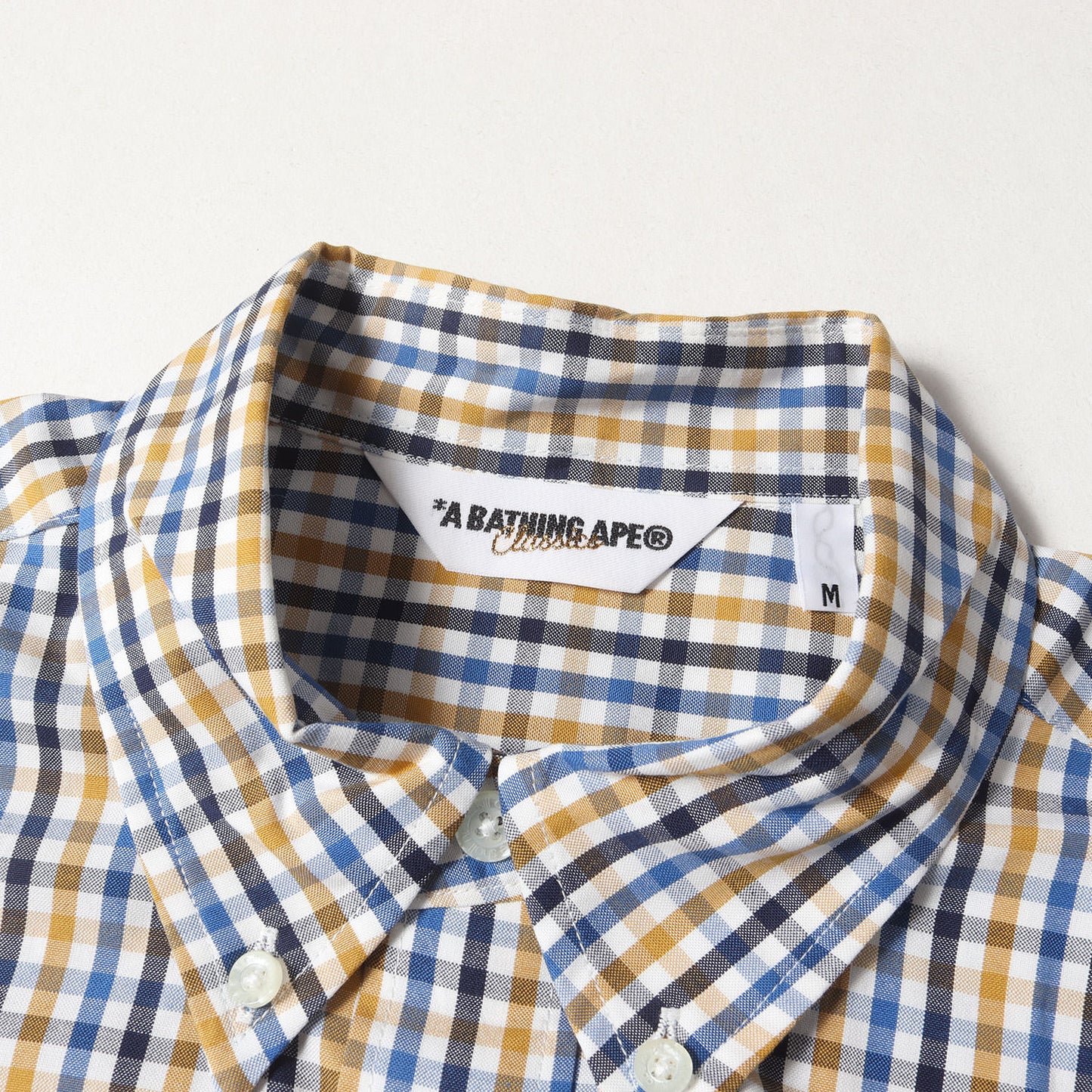 チェック コットン ボタンダウンシャツ