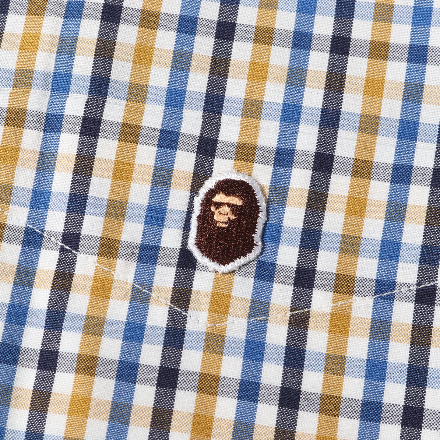 チェック コットン ボタンダウンシャツ