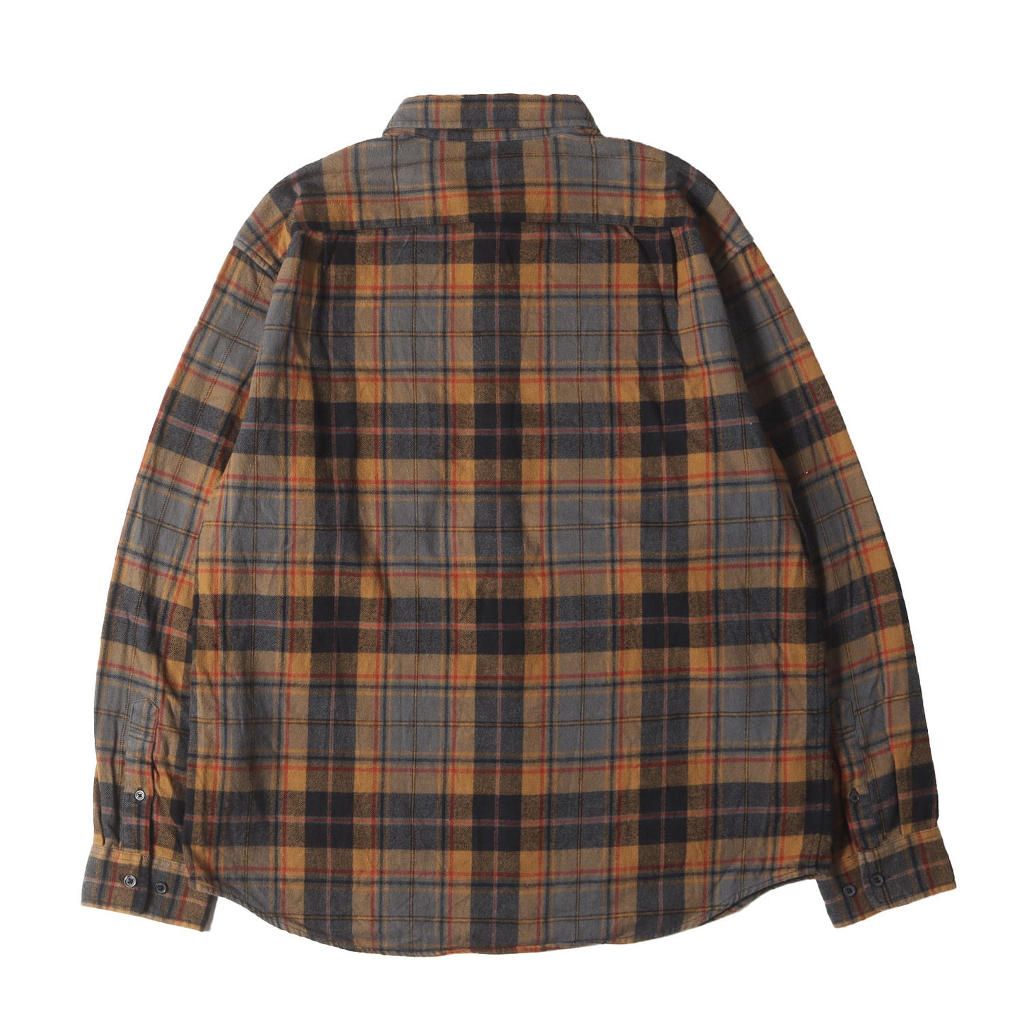 22AW タータンチェック ボタンダウン フランネルシャツ(Plaid Flannel Shirt)