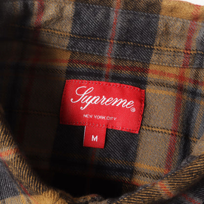 22AW タータンチェック ボタンダウン フランネルシャツ(Plaid Flannel Shirt)