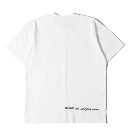 ×COMME des GARCONS SHIRT スプリット BOXロゴ Tシャツ(Split Box Logo Tee)