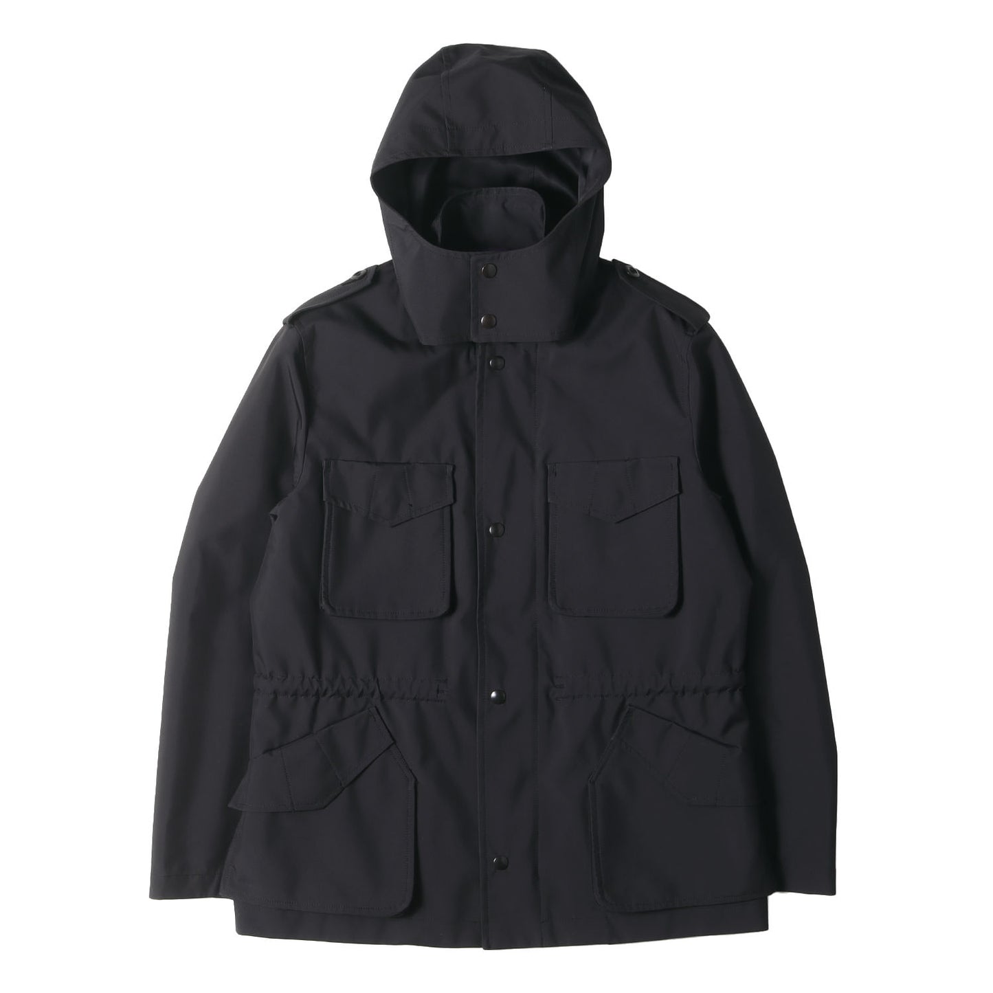 キルティングベスト付き ミリタリー フード ジャケット