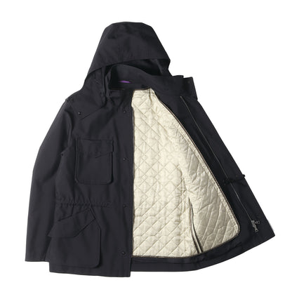キルティングベスト付き ミリタリー フード ジャケット