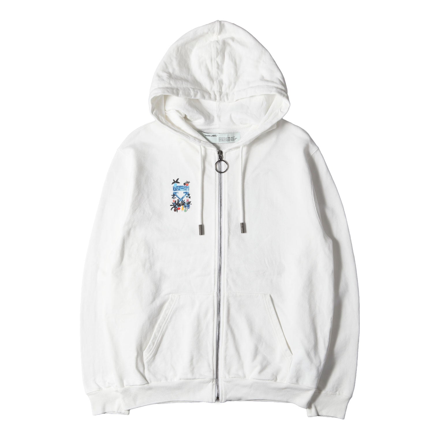 Nike archive white graphic cropped hoodie online