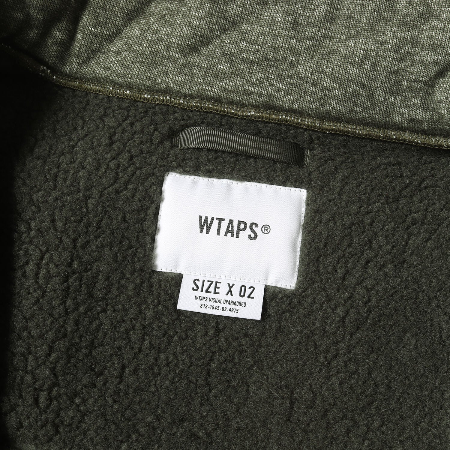 WTAPS (ダブルタップス) 22AW パイルボア ロゴテープ ジップ 