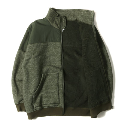 22AW パイルボア ロゴテープ ジップ ジャケット(MERCER / JACKET / POAC. BOA)