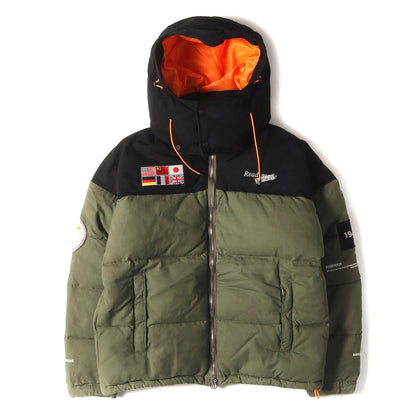 USヴィンテージ テントクロス ダウンジャケット(2TONE DOWN JACKET)