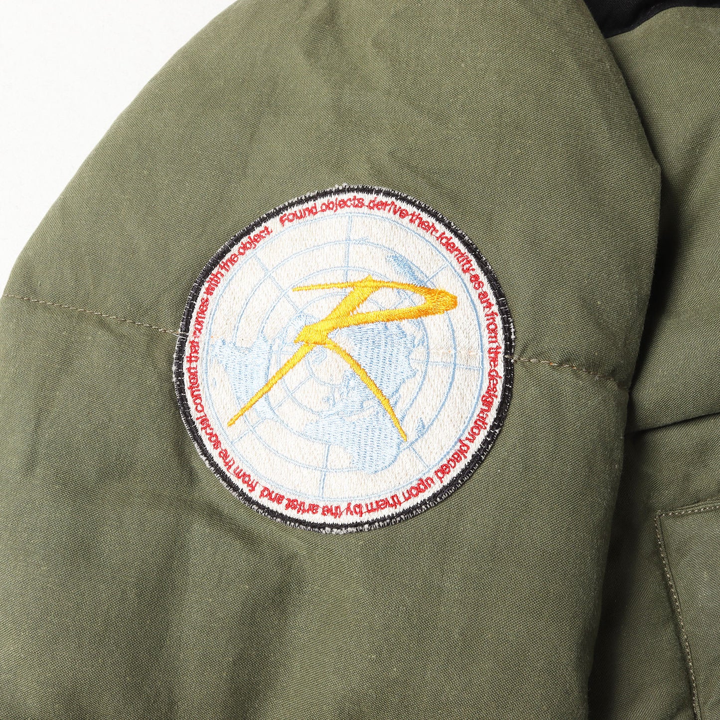USヴィンテージ テントクロス ダウンジャケット(2TONE DOWN JACKET)
