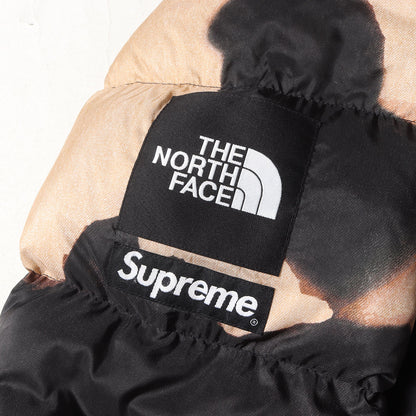 21AW ×THE NORTH FACE ブリーチド デニム プリント ヌプシ ダウンジャケット(Bleached Denim Print Nuptse Jacket ND52100I)