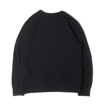 ブランドロゴ刺繍 クルーネック スウェット(PAP / EC-CREW. LS)